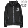 BETTY BOOP NEVERMIND FAKE SUEDE B-3 HOODIE FLIGHT JACKET PARKA ベティーブープ パーカー フライトジャケット bbn-2647