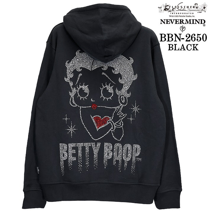 BETTY BOOP NEVERMIND HOODIE F/Z PARKA ベティーブープ ネバー