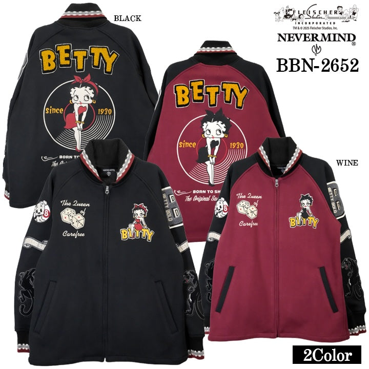 BETTY BOOP NEVERMIND BONDING PHARAOH JACKET ベティーブープ ネバーマインド コラボ ボンディング ファラオジャケット bbn-2652