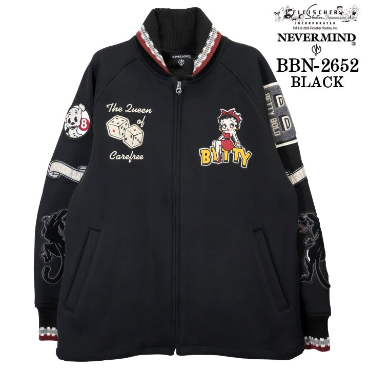 BETTY BOOP NEVERMIND BONDING PHARAOH JACKET ベティーブープ ネバーマインド コラボ ボンディング ファラオジャケット bbn-2652