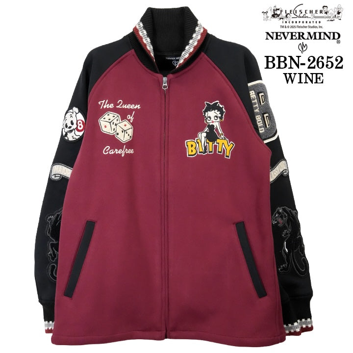 BETTY BOOP NEVERMIND BONDING PHARAOH JACKET ベティーブープ ネバーマインド コラボ ボンディング ファラオジャケット bbn-2652