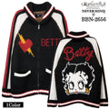 BETTY BOOP NEVERMIND 3G JACQUARD JACKET ベティーブープ ネバーマインド コラボ ジャカード ニット ジャケット bbn-2656