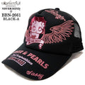 BETTY BOOP NEVERMIND TWILL MESH CAP ベティーブープ ネバーマインド ツイル メッシュ キャップ 帽子 bbn-2661