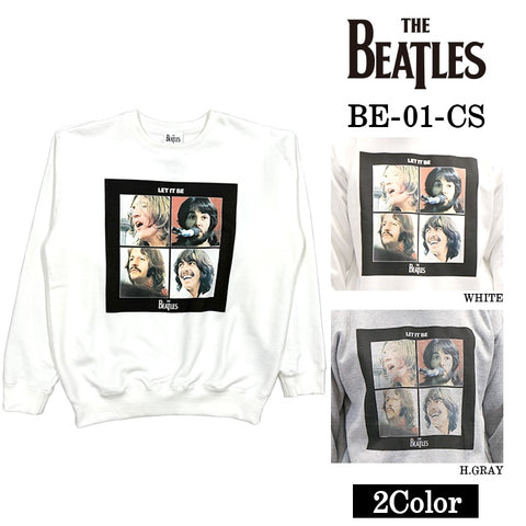 The Beatles ザ・ビートルズ LET IT BE 裏毛 クルーネック プルオーバー be-01-cs