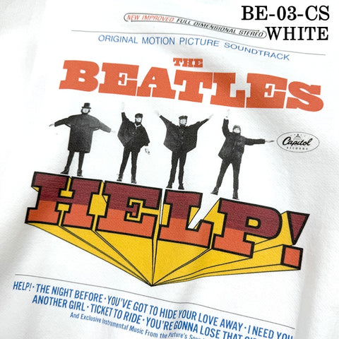 The Beatles ザ・ビートルズ HELP! 裏毛 クルーネック プルオーバー メンズ be-03-cs