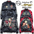 Ed Hardy×BETTY BOOP エドハーディー ベディ コラボ SKA 刺繍 リバーシブルスカジャン bed-2401