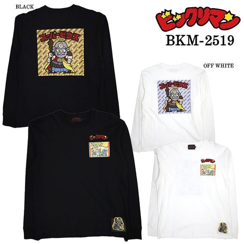 ビックリマン ロンTEE 長袖 Tシャツ パッケージ スーパーゼウス bkm-2519