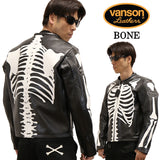 VANSON バンソン レザー ボーンジャケット ライダース 革ジャン bone