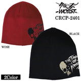 CROWS×WORST クローズ ワースト 武装戦線 コットン ニット ワッチキャップ 帽子 crcp-2401