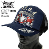 CROWS×WORST TWILL MESH CAP クローズ ワースト 武装戦線 ツイル メッシュ キャップ 帽子 crcp-2501