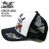 CROWS×WORST TWILL MESH CAP クローズ ワースト 武装戦線 ツイル メッシュ キャップ 帽子 crcp-2501