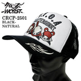 CROWS×WORST TWILL MESH CAP クローズ ワースト 武装戦線 ツイル メッシュ キャップ 帽子 crcp-2501