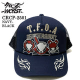 CROWS×WORST TWILL MESH CAP クローズ ワースト 武装戦線 ツイル メッシュ キャップ 帽子 crcp-2501
