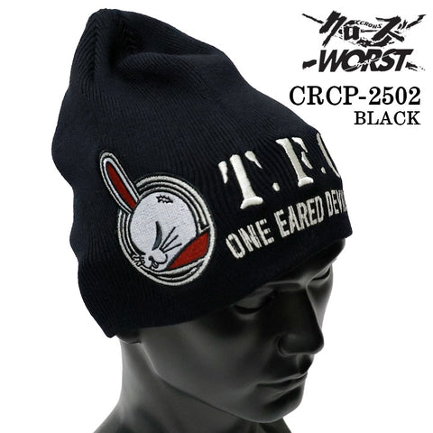 CROWS×WORST COTTON WATCH CAP クローズ ワースト 武装戦線 コットン ワッチ キャップ 帽子 crcp-2502