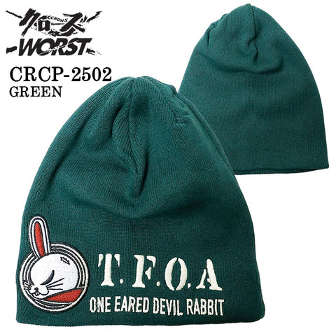 CROWS×WORST COTTON WATCH CAP クローズ ワースト 武装戦線 コットン ワッチ キャップ 帽子 crcp-2502