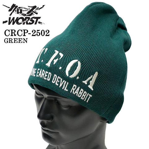CROWS×WORST COTTON WATCH CAP クローズ ワースト 武装戦線 コットン ワッチ キャップ 帽子 crcp-2502