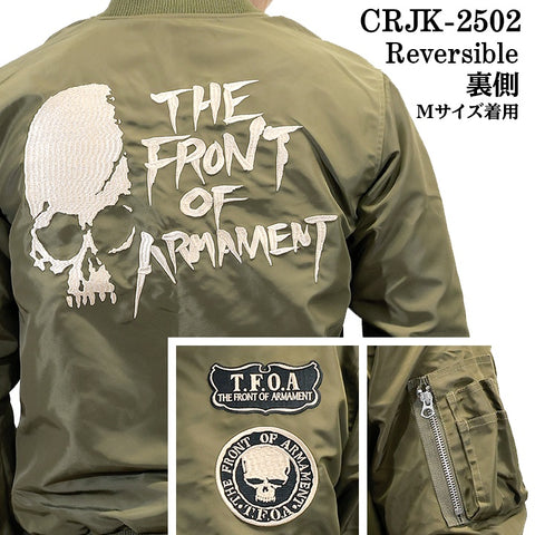 CROWS×WORST REVERSIBLE SOUVENIR JACKET SKA MA-1 クローズ ワースト リバーシブル スカジャン crjk-2502