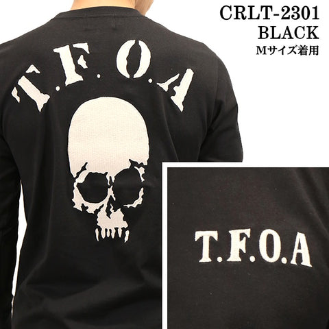 天竺長袖Tシャツ CROWS×WORST 武装戦線 天竺 長袖Tシャツ ロンTEE crlt-2301