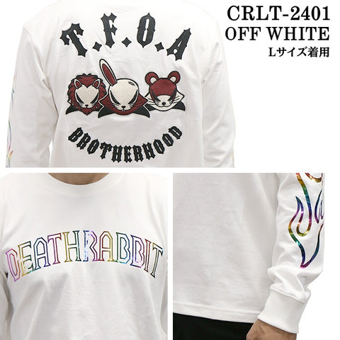 CROWS×WORST クローズ ワースト 武装戦線 天竺 長袖Tシャツ ロンTEE crlt-2401