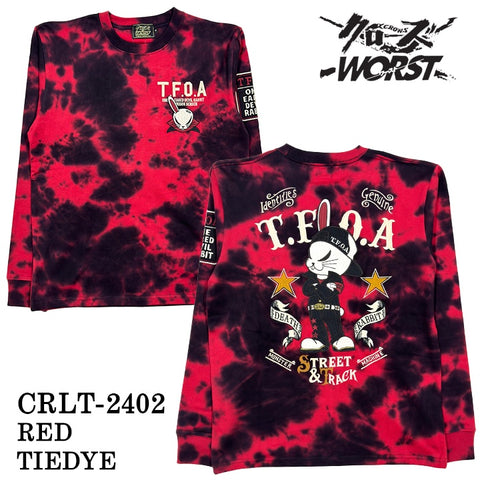 CROWS×WORST クローズ ワースト 武装戦線 天竺 長袖Tシャツ ロンTEE crlt-2402