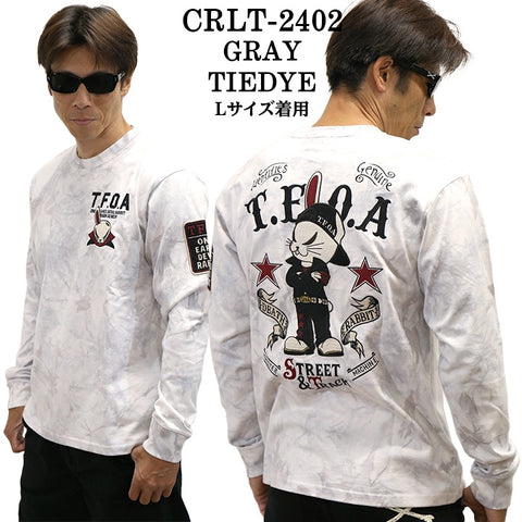 CROWS×WORST クローズ ワースト 武装戦線 天竺 長袖Tシャツ ロンTEE crlt-2402