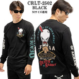 CROWS×WORST TEE L/S T-SHIRT DEATH RABBIT クローズ ワースト 武装戦線 デスラビット 天竺 長袖Tシャツ ロンTEE crlt-2502