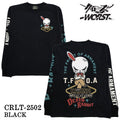 CROWS×WORST TEE L/S T-SHIRT DEATH RABBIT クローズ ワースト 武装戦線 デスラビット 天竺 長袖Tシャツ ロンTEE crlt-2502