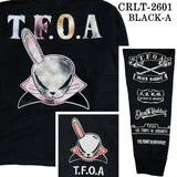 CROWS×WORST TEE L/S T-SHIRT DEATH RABBIT クローズ ワースト 武装戦線 デスラビット 天竺 長袖Tシャツ ロンTEE crlt-2601