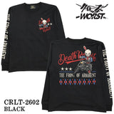 CROWS×WORST TEE L/S T-SHIRT DEATH RABBIT クローズ ワースト 武装戦線 デスラビット 天竺 長袖Tシャツ ロンTEE crlt-2602