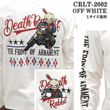 CROWS×WORST TEE L/S T-SHIRT DEATH RABBIT クローズ ワースト 武装戦線 デスラビット 天竺 長袖Tシャツ ロンTEE crlt-2602