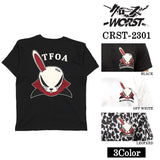 天竺半袖Tシャツ CROWS×WORST クローズ ワースト 武装戦線 crst-2301