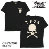 CROWS×WORST クローズ ワースト 武装戦線 天竺半袖Tシャツ crst-2302