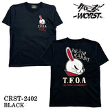 CROWS×WORST クローズ ワースト 武装戦線 天竺半袖Tシャツ crst-2402