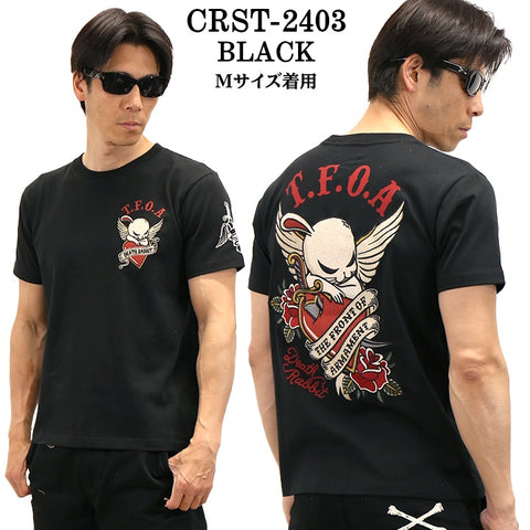 CROWS×WORST クローズ ワースト 武装戦線 天竺半袖Tシャツ crst-2403