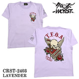 CROWS×WORST クローズ ワースト 武装戦線 天竺半袖Tシャツ crst-2403