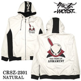 CROWS×WORST クローズ ワースト 武装戦線 ボンディング パーカー crsz-2301