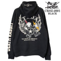 CROWS×WORST F/Z HOODIE PARKA DEATH RABBIT クローズ ワースト 武装戦線 デスラビット 裏毛 パーカー crsz-2601