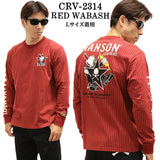 VANSON×CROWS×WORST バンソン クローズ ワースト 武装戦線 コラボ 天竺長袖Tシャツ ロンT デスラビット crv-2314