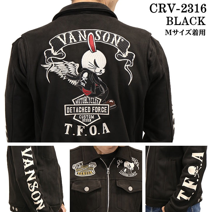 美品　バンソン　VANSON T.F.O.A 武装戦線　クローズ　デスラビット VANSON×CROWS×WORST バンソン 武装戦線 デスラビット ボンディング F
