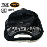 VANSON×CROWS×WORST バンソン 武装戦線 コラボ ツイルメッシュキャップ 帽子 crv-2408