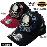 VANSON×CROWS×WORST バンソン 武装戦線 コラボ ツイルメッシュキャップ 帽子 crv-2408