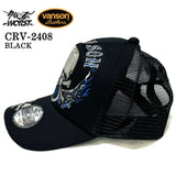 VANSON×CROWS×WORST バンソン 武装戦線 コラボ ツイルメッシュキャップ 帽子 crv-2408