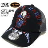 VANSON×CROWS×WORST バンソン 武装戦線 コラボ ツイルメッシュキャップ 帽子 crv-2501