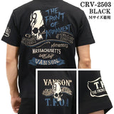 VANSON×CROWS×WORST バンソン クローズ ワースト 武装戦線 コラボ Tee 天竺 半袖Tシャツ デスラビット crv-2503