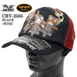 VANSON×CROWS×WORST バンソン 武装戦線 コラボ ツイルメッシュキャップ 帽子 crv-2505