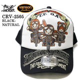 VANSON×CROWS×WORST バンソン 武装戦線 コラボ ツイルメッシュキャップ 帽子 crv-2505