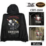 VANSON×CROWS×WORST BONDING HOODIE PARKA バンソン クローズ ワースト 裏ファー 起毛 ボンディング パーカー crv-2508