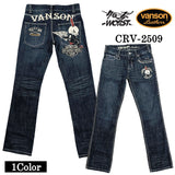 VANSON×CROWS×WORST DENIM PANTS JEANS バンソン クローズ ワースト 刺繍 デニム パンツ ジーンズ crv-2509