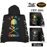 VANSON×CROWS×WORST HOODIE SWEATSHIRTS F/Z PARKA バンソン クローズ ワースト 武装戦線 コラボ 裏毛 パーカー crv-2601