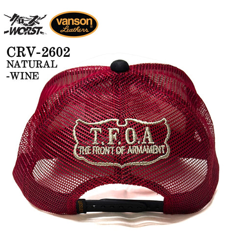 CROWS×WORST TWILL MESH CAP クローズ ワースト 武装戦線 ツイル メッシュ キャップ 帽子 crv-2602